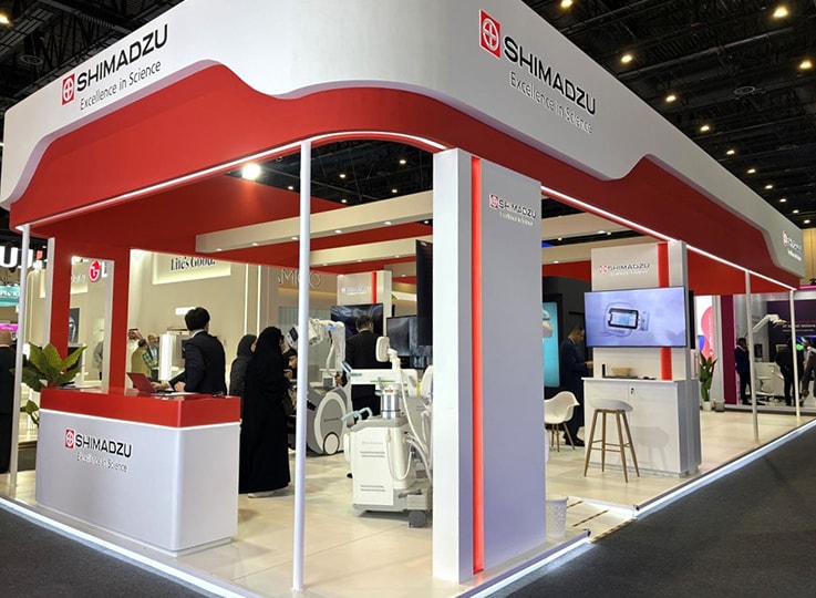 Shimadzu booth