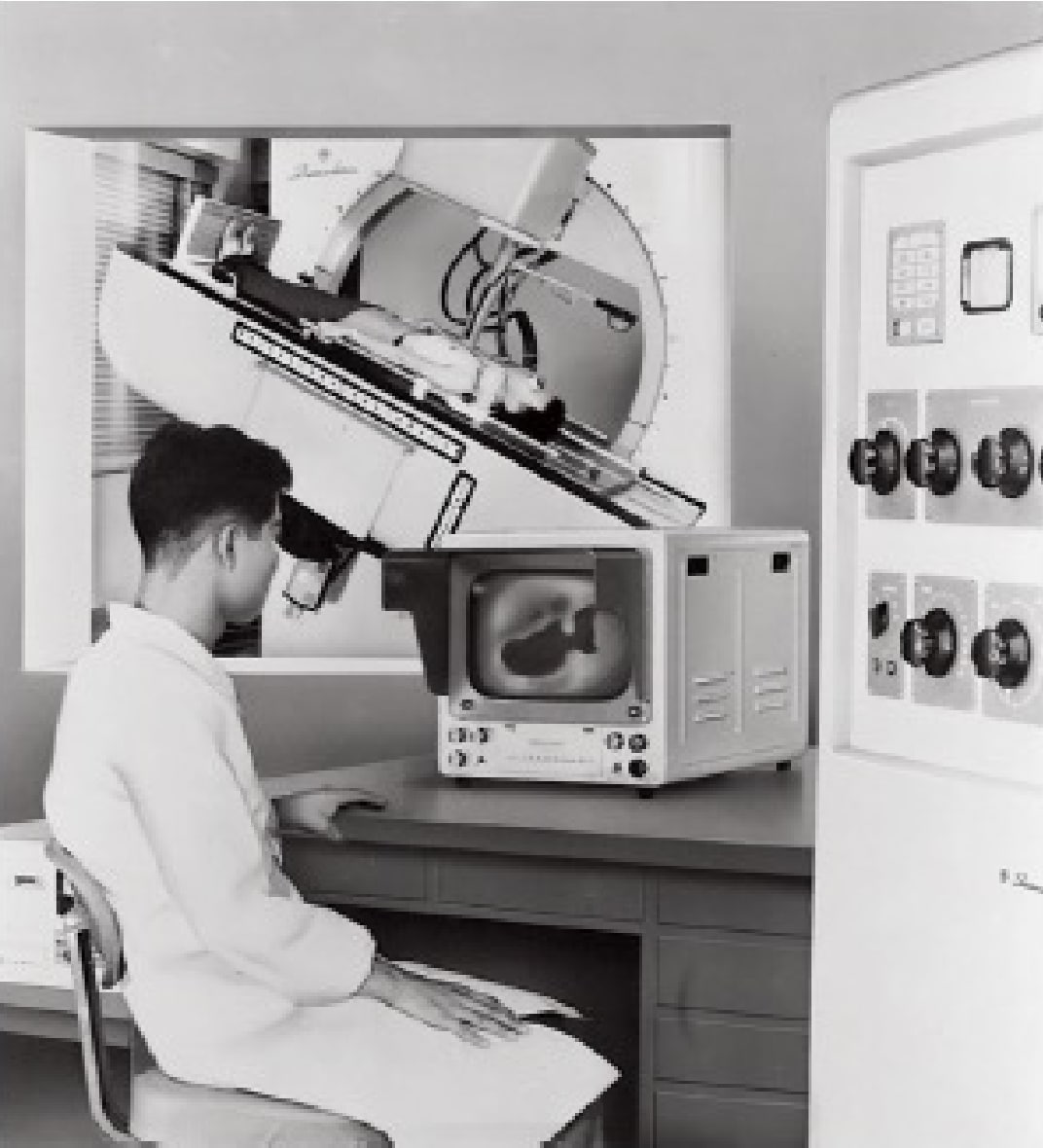 World’s first remote-controlled X-ray television system