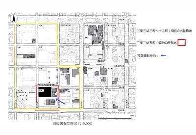 Land was alloted on the 1 cho scale.