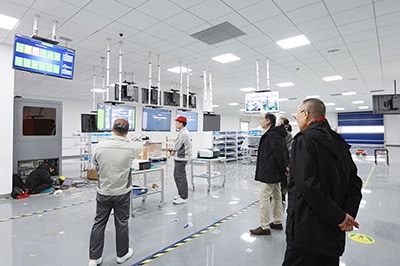 A tour was held after the ceremony